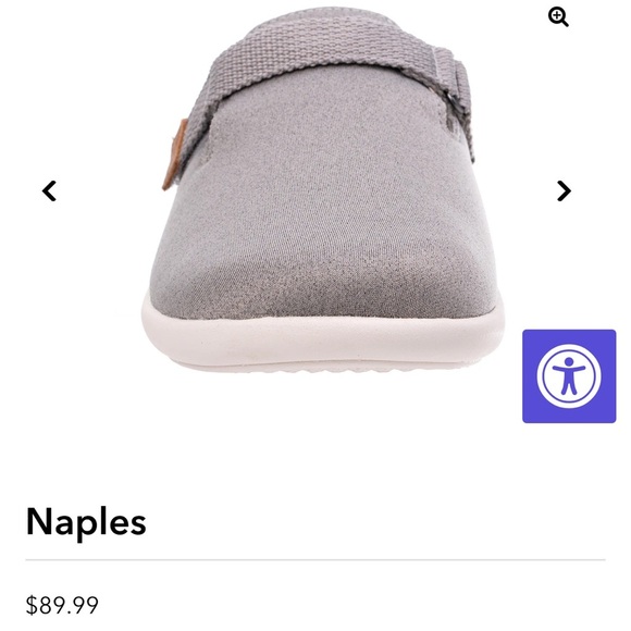 WACO | Revitalign Naples NIB grey shoes mules SZ 5.5 - Picture 3 of 10